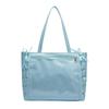 Bolsa de ombro casual, nova bolsa estilo japonês, fresca e fofa, moderna, simples e de grande capacidade, primavera de 2025