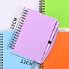Cuaderno de hojas sueltas de PP para estudiantes, tamaño A5, con espiral, copia suave, papelería personalizada, venta al por mayor