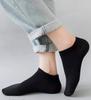 Meias Zhuji Meias Masculinas Quatro Estações Preto e Branco Cinza Meias Sapatilha Boca Baixa Meias Masculinas Respiráveis Desodorantes Meias de Cano Médio Meias Descartáveis Atacado