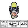 Calidad Demon Slayer Personaje de Animación de Dibujos Animados Japoneses Periférico Bordado Ropa Parche de Tela Parche de Aliexpress