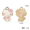 Colgantes de esmalte de la linda serie Sanrio oso de dibujos animados, My Melody, perro Pacha accesorio DIY colgantes pequeños