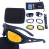 Óculos Táticos Spot Daisy C5 Óculos de Proteção Ciclismo Outdoor Óculos de Sol Polarizados Visão Noturna à Prova de Poeira Vento e Areia
