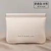Bolsa de almacenamiento con cierre de broche de cierre automático, monedero portátil de dibujos animados, organizador de viaje para cables de datos, auriculares y joyas