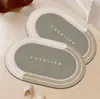 Tapete de Chão Moderno Minimalista Mais Vendido no Exterior, Tapete Macio de Lama de Diatomáceas, Tapete de Chão Absorvente de Água Antiderrapante para Banheiro, Tapete Decorativo Simples e Elegante