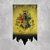 Bandera Transfronteriza de Harry Potter Decoración de Anime Bandera Colgante del Colegio Hogwarts Impresión Digital Bandera de Gryffindor
