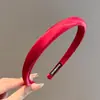 Nova Tiara Infantil 2025 Que Não Aperta a Cabeça, Tiara Vermelha para Meninas, Presilha para Meninas, Acessório de Cabelo de Alto Valor Estético para Bebês