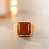 Anillo Abierto de Plata 925 Original y Tianshi para Mujer, Temperamento Simple, Retro, Elegante, Anillo Anillo Anillo