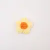 Flores Pompons Atacado em Estoque, Flores de Crochê em Lã, Acessórios para Penteados DIY, Broches para Roupas Feitos à Mão, Materiais Puros Feitos à Mão