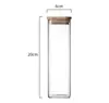 Frasco de Vidrio Transparente Cuadrado para Alimentos con Tapa Contenedor para Granos de Té Café Caja Sellada para Snacks Nueces Organizador de Cocina