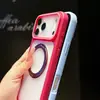 Ventana grande, soporte magnético giratorio de 360 grados, compatible con Apple 18 Pro Max, acabado mate y funda protectora a prueba de caídas para Apple 17 Pro