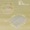 Caja de embalaje de plástico PP transfronteriza Caja reticulada Amazon Caja de exhibición de joyería Compartimento a prueba de polvo Caja de almacenamiento con hebilla transparente