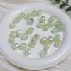 Dingyi Fu Meng Cuentas de Luna Fría Barrocas Bicolores Cuentas Acrílicas Galvanizadas con Agujero Pasante Cuentas Sueltas Accesorios para Cadena de Teléfono DIY