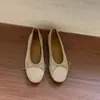 Estilo Coreano Sapatilhas Delicadas de Fada com Bico Baixo para Mulheres 2026 Novo Estilo Estilo Festa Sapatilhas de Camurça Sapatos de Vovó