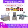 Máquina Semiautomática de Enchimento de Molho Máquina de Enchimento Quantitativo de Pasta Equipamento Empreendedor Linha de Produção Equipamento Pequeno de Enchimento de Pasta