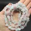 Pulsera de Piedra Cruda de Grava de Ágata Cristalina Desmagnetizada con Cuentas de Piedra Asimétrica Perforada Accesorios de Joyería DIY 5-8mm