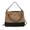 Bolsa tote de corrente com losangos de diamante estilo Chanel pequeno para mulheres 2026 nova bolsa de mão com toque de luxo bolsa de ombro único transversal com toque de luxo