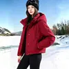 Jaqueta com Capuz da Moda Nova de Inverno 2026, Casaco de Algodão Quente Versátil Estilo Coreano, Parka Feminina, Roupa Externa Feminina