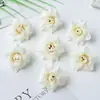 Cabeça de Rosa Pequena Pontiaguda Simulada DIY Artesanato Decoração de Caixa de Presente Flor Falsa Rosa de Seda Adereços de Fotografia