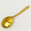 Cuchara Redonda de Acero Inoxidable 304 Cuchara para Comer Gachas en Casa Cuchara para Sopa Cuchara de Mesa de Restaurante Cuchara para Café Cuchara para Postre Cuchara