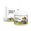 Crema Facial de Grasa de Res y Miel para Hidratación Diaria, Suavizado y Cuidado Delicado de la Piel Facial, Crema Hidratante Refrescante y de Fácil Absorción