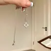 Colar Estilo Francês Feminino Design de Nicho Luxo Leve Personalidade Versátil Meio Antigo Alta Qualidade Diamante Brilhante Corrente para Clavícula Novo Produto 2025