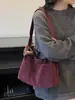 Bolso Tote Coreano de Nicho de Gran Capacidad, Bolso de Hombro Casual de Moda, Bolso Retro para el Antebrazo de Commuter, Bolso Sencillo tipo Cubo