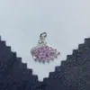 Pingente de Cisne Feito à Mão Diy14K Cristal Wenwan Pulseira Acessórios de Joias Originais Contas Cravejadas de Diamante Alta Retenção de Cor