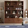 Armario de vino de madera maciza para uso doméstico, estante de almacenamiento para sala de estar, vitrina, mueble pequeño simple para entrada comercial, gabinete de partición de pared, botellero