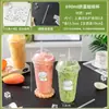 Copo Transparente Descartável Famoso na Internet para Café para Levar com Tampa, Copo de Café com Tampa de Domo Espessa de PET para Latte 690ml