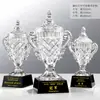 Troféu de cristal extra grande, campeão de badminton, tênis, golfe, basquete, futebol, sinuca, troféu gigante de alta qualidade