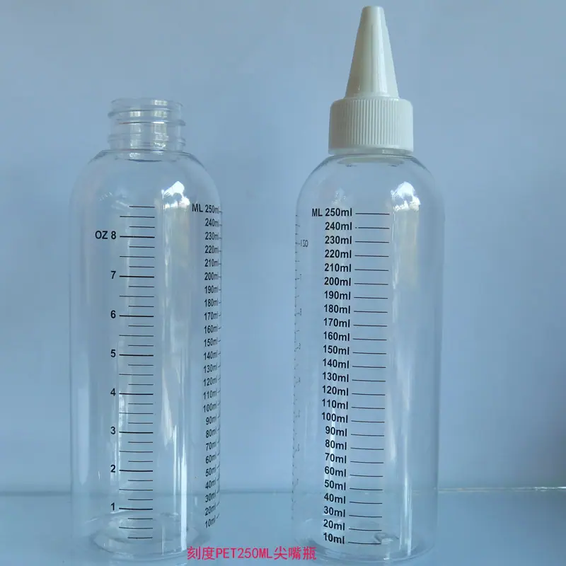 刻度PET250ML尖嘴瓶3