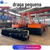 Pequena draga Fujian, navio de bombeamento de areia com sucção de arrasto, grande equipamento de dragagem de rio, navio de dragagem com sucção de arrasto de 18 polegadas