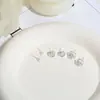Pendientes Geométricos de Múltiples Piezas Inspirados en el Diseño para Mujer, Moda Versátil de Lujo Ligero de Nicho, Accesorios Electrochapados Ecológicos de Yiwu al por Mayor
