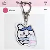Chaveiro de Acrílico Kaka Kawa Pingente de Mochila Pequeno Presente Fofo Periférico de Anime Desenho Animado Popular