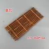 Acessórios de Chá de Bambu Vintage Sashimi Combinando Prato de Chá de Bambu Cortina de Chá Tapete para Bule Porta-copos Criativo Drenagem de Vazamento Cerimônia do Chá Bambu em Fileira
