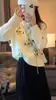 Suéter de Ganchillo Pequeño de Alta Gama Tejido a Mano Pesado para Mujer Otoño Invierno Suave Pegajoso Holgado Cuello Redondo Tejido Capa Base Ropa de Mujer