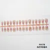 Manicura Uña Portátil Uña Tulipán Parche para Uñas Estilo Puro Deseo Estilo Chino Francés Pintado a Mano Dibujos Animados Estampado de Leopardo Parche de Arte para Uñas Portátil