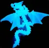 Dragón Volador de Doble Cuerno Impreso en 3D con Alas, Articulado Flexible Móvil Gradiente Láser Modelo Popular Juguete para Niños