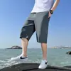 Pantalones Cortos de Hombre 2026 Verano Seda de Hielo Secado Rápido Sueltos Delgados de Longitud Media Pantalones Cortos Deportivos de Playa