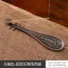 Quemador de Incienso de Hada Voladora Pipa Guqin, Portainciensos de Madera de Águila y Sándalo, Soporte para Incienso, Bandeja para Incienso, Adorno de Artesanía Artística de Incienso