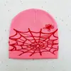 Chapéu Jacquard Transfronteiriço, Gorro de Tricô, Chapéu Quente Protetor de Orelhas, Chapéu para Clima Frio, Chapéu com Padrão de Teia de Aranha, Jacquard Tridimensional, Estilo Moderno