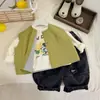 Chaleco para Bebé Primavera Otoño Ropa de Abrigo Niños Dibujos Animados Estilo Coreano Chaleco Otoño Niñas Bebés Niños Elegante Capa Doble Cara