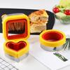 Molde para Sanduíche de Pão Molde para Biscoito de Aço Inoxidável Molde Completo para Bolo de Mão Molde para Vedação e Corte de Sanduíche