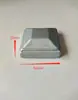 Acessórios de Ferro Forjado, Tampas Quadradas para Tubos, Tampões Galvanizados para Tubos, Corrimãos de Cabeça de Coluna, Tampões Decorativos, Capas de Coluna, Tampões Decorativos