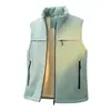 Chaleco de Hombre Transfronterizo Invierno Nuevo Estilo Forro Polar Cálido Chaleco de Lana de Cordero Talla Grande Chaqueta sin Mangas de Moda para Hombre