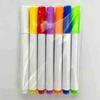 Caneta Apagável à Base de Água para Quadro Negro Infantil LED Acrílico Graffiti 12 Cores Caneta para Quadro de Luz Caneta para Quadro Branco Marcador Transfronteiriço