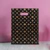 Bolsa de plástico de alta qualidade de alta qualidade, bolsa de presente grossa, pequena bolsa de presente boutique, bolsa de compras plana de PE, bolsa de roupas