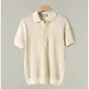 Al por mayor Verano Simple Estilo Old Money para Hombre Versátil Camisa Polo de Punto Moda Casual Camiseta Top