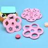 Molde Decoración Lonchera Forma Pera Manzana Cara Cambiante Huevo de Codorniz DIY Molde Artificial para Bolas de Arroz