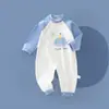 Mameluco para Bebé Primavera Otoño Algodón Puro Niños y Niñas Pantalones Harem para Bebé Mono Ropa para Recién Nacido Pijama de Manga Larga